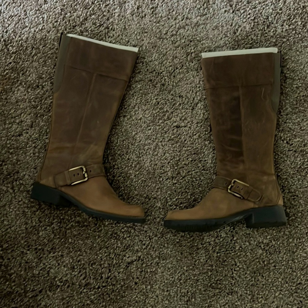 Clarks brand size 10 Stone Oily Orinoco Jazz Riding Style Boots